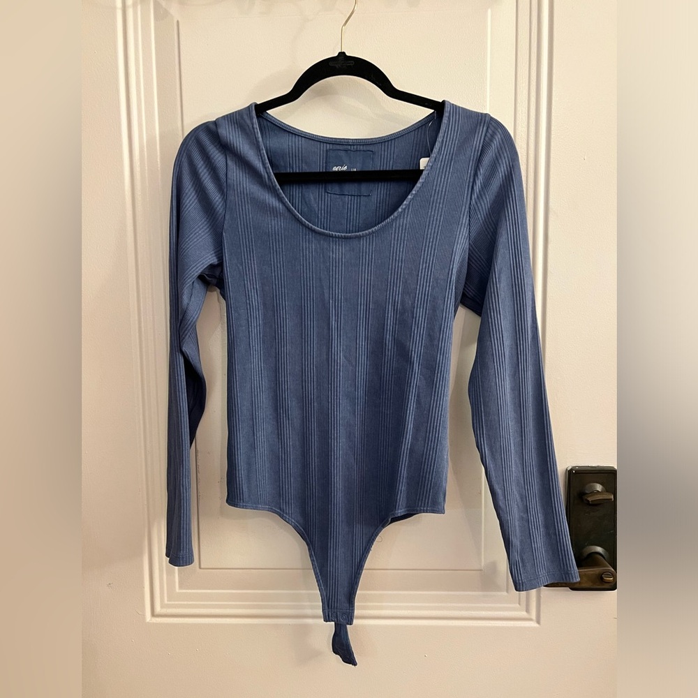 Aerie Scoopneck Ribbed Bodysuit